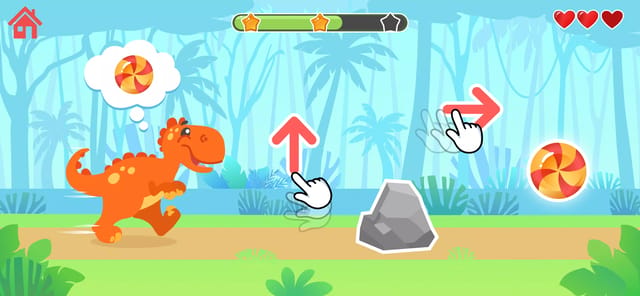 Kids dinosaur games for baby APK screenshot 1