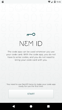 NemID code app APK screenshot 1 NemID code app APK screenshot 1