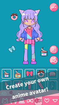 Cute Girl Avatar Maker - Cute Avatar Creator Game APK screenshot 1