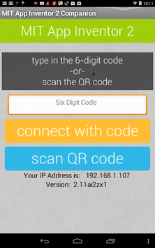 MIT AI2 Companion APK screenshot 1 MIT AI2 Companion APK screenshot 1