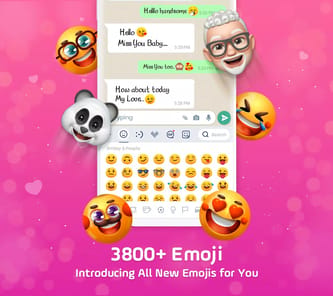 Emojikey: Emoji Keyboard Fonts APK screenshot 1