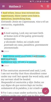 Bible English Spanish Bilingual APK screenshot 1
