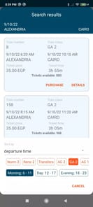 Egyptian National Railways APK screenshot 1 Egyptian National Railways APK screenshot 1