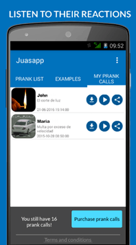 Juasapp - Joke Calls APK screenshot 1