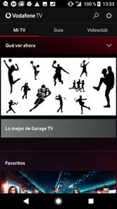 Vodafone TV APK screenshot 1