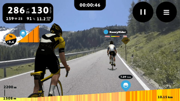Rouvy APK screenshot 1