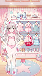 Dress Up! Shining Anime Star APK screenshot 1