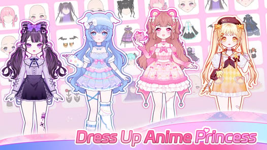 Dress Up! Shining Anime Star APK screenshot 1