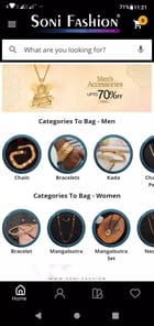 Soni Fashion - 1Gram Jewellery APK screenshot 1