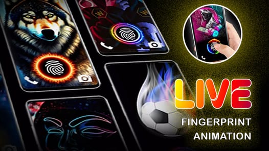 3D Fingerprint animation APK screenshot 1