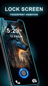3D Fingerprint animation APK screenshot 1