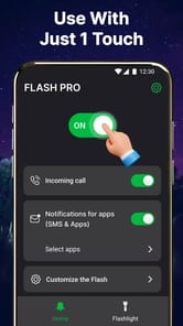Flash Alert - Call & SMS APK screenshot 1