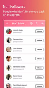 Followers - Unfollowers APK screenshot 1