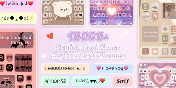 FontsApp: FancyKeyboard widget APK screenshot 1