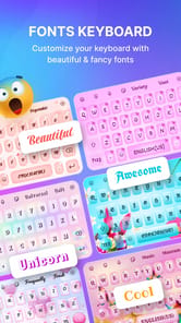 Fonts Keyboard: Emoji & Themes APK screenshot 1