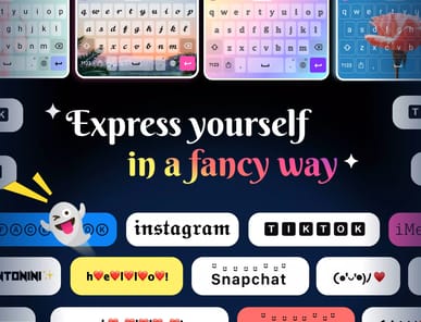 Fonts Keyboard Themes & Emoji APK screenshot 1