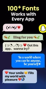 Fonts Keyboard Themes & Emoji APK screenshot 1