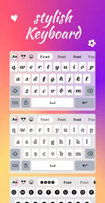 Fonts Keyboard Themes & Emoji APK screenshot 1