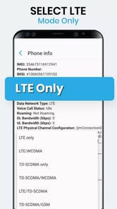 5G/4G LTE Only Network Mode APK screenshot 1