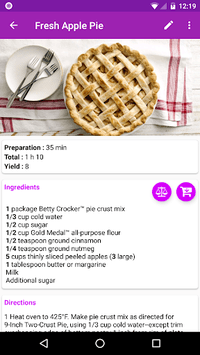 My Recipes Cookbook : RecetteTek APK screenshot 1