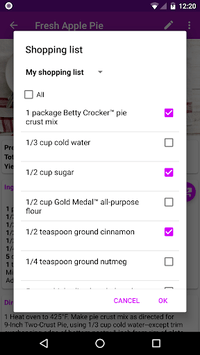 My Recipes Cookbook : RecetteTek APK screenshot 1