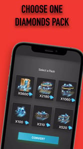 FFUpp diamonds calculator APK screenshot 1