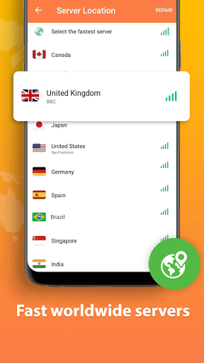 Turbo VPN Lite - Free VPN Proxy Server & Fast VPN APK screenshot 1