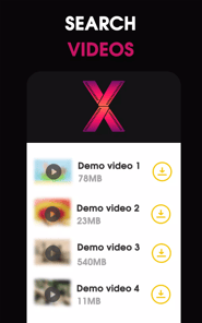 X Sexy Video Downloader APK screenshot 1