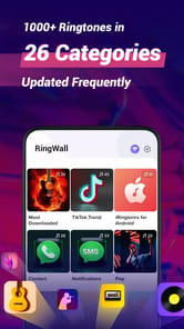Ringtones songs - RingWall APK screenshot 1
