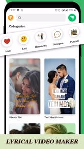 Love.ly - Lyrical Video Status APK screenshot 1
