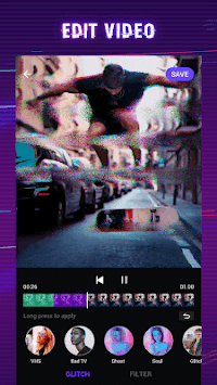Glitch Video Effect - Video Editor & Video Effects APK screenshot 1