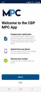 Mobile Passport Control APK screenshot 1