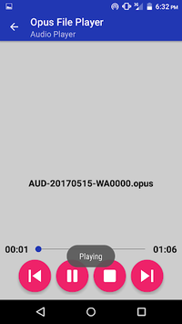 Opus File Player APK screenshot 1