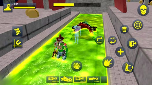 Green Sandbox Ragdoll APK screenshot 1