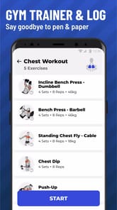 Gym Workout APK screenshot 1