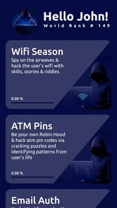 Cyber Hacker Bot Hacking Game APK screenshot 1