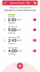 Simple Alarm Clock+Night Clock APK screenshot 1