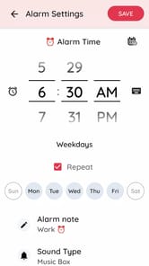 Simple Alarm Clock+Night Clock APK screenshot 1