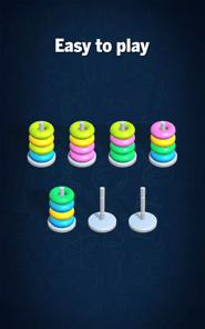 Hoop Sort Puzzle: Color Ring APK screenshot 1 Hoop Sort Puzzle: Color Ring APK screenshot 1
