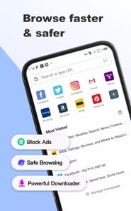 Fiery Browser APK screenshot 1