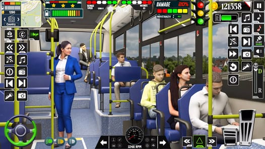 Bus Simulator- City Bus Games APK screenshot 1