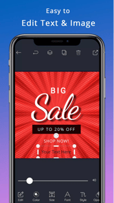 Banner Maker Flyer Ad Design APK screenshot 1