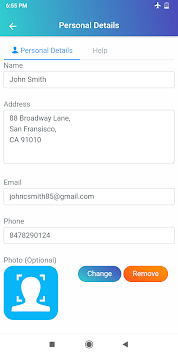Resume Builder CV maker App Free CV templates 2019 APK screenshot 1