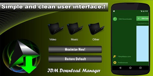 IDM+ Download Manager free APK screenshot 1