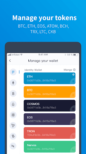 imToken - Bitcoin & Ethereum Wallet APK screenshot 1