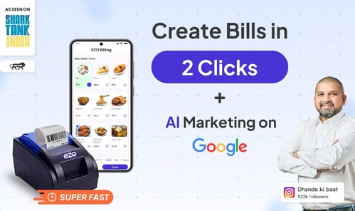 EZO Billing Machine, Marketing APK screenshot 1