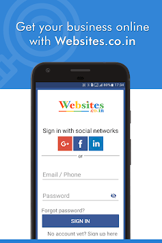 Websites.co.in - Instant Website Builder App APK screenshot 1