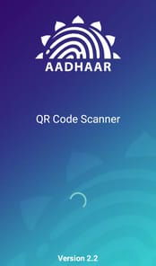 Aadhaar QR Scanner APK screenshot 1