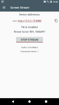 Screen Stream over HTTP APK screenshot 1 Screen Stream over HTTP APK screenshot 1