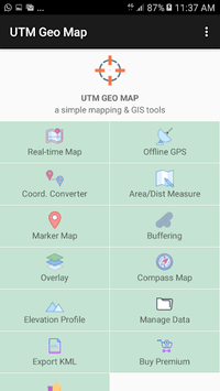 UTM Geo Map APK screenshot 1